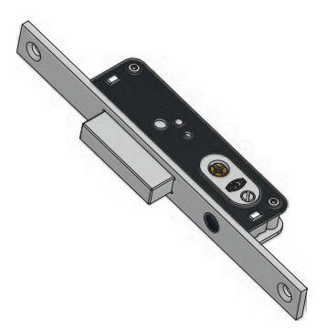 SERRATURA OMEC A.4355 MONTANTE E15 A SPILLO
