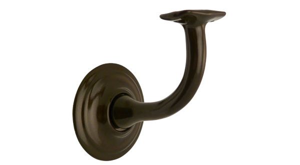 SUPPORTO X PASSAMANO OTTONE BRONZATO BASE MM.43