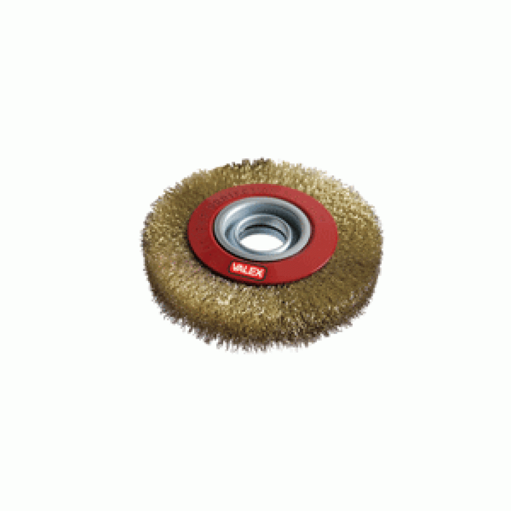 SPAZZOLA ACCIAIO CIRCOLARE MM.150x29