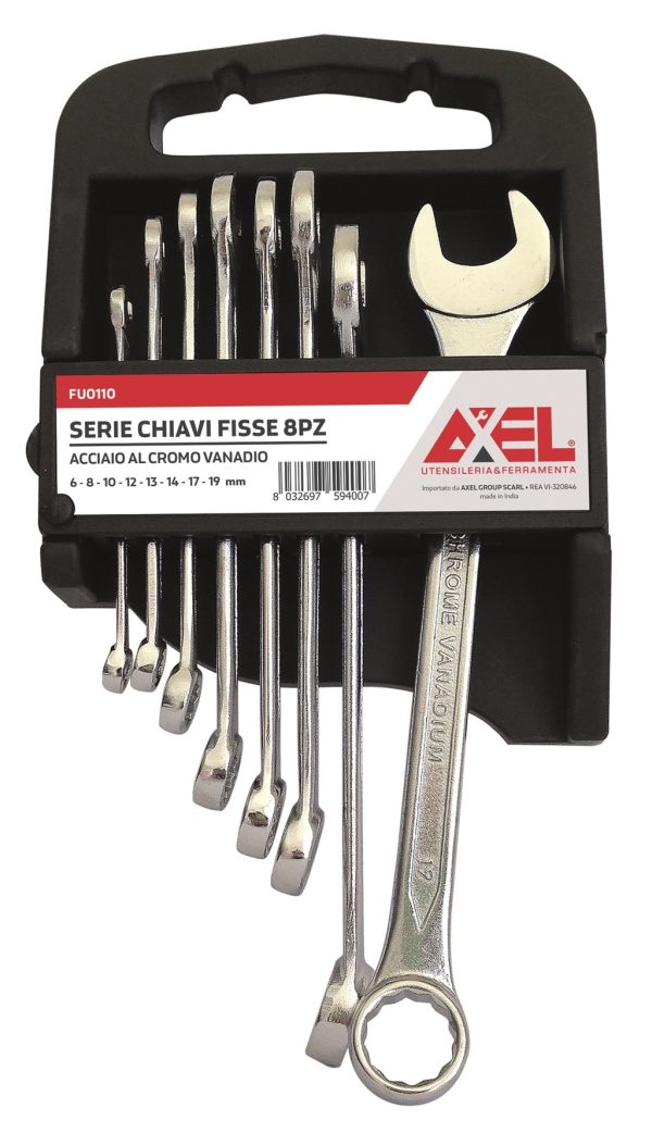 SERIE CHIAVE COMBINATA 6-22 PZ.8 AXEL