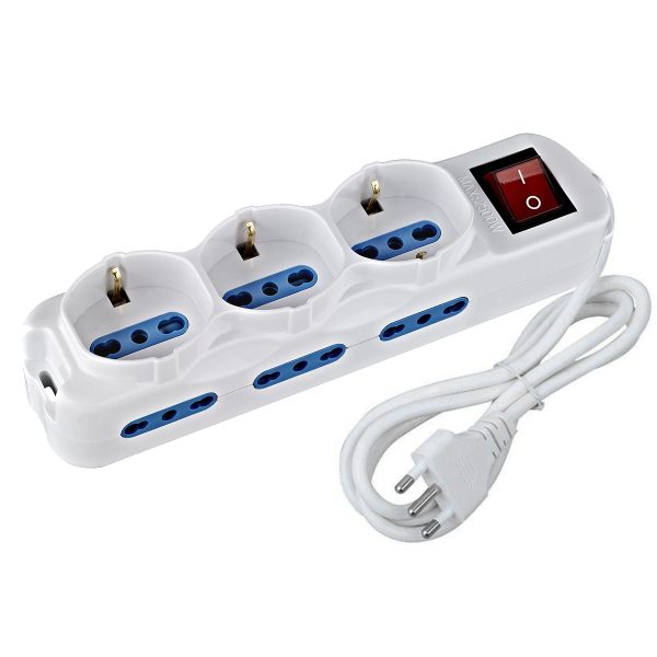PRESA 6 USCITE C/INT.16amp